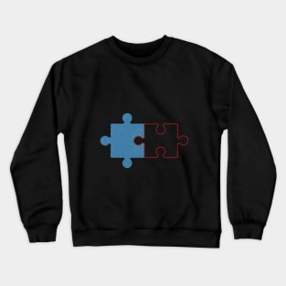 Puzzle us - Blue piece Crewneck Sweatshirt